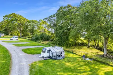 Fully serviced touring pitches