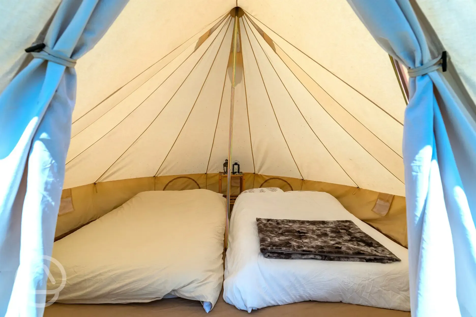 Bell tent interior