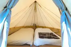 Bell tent interior