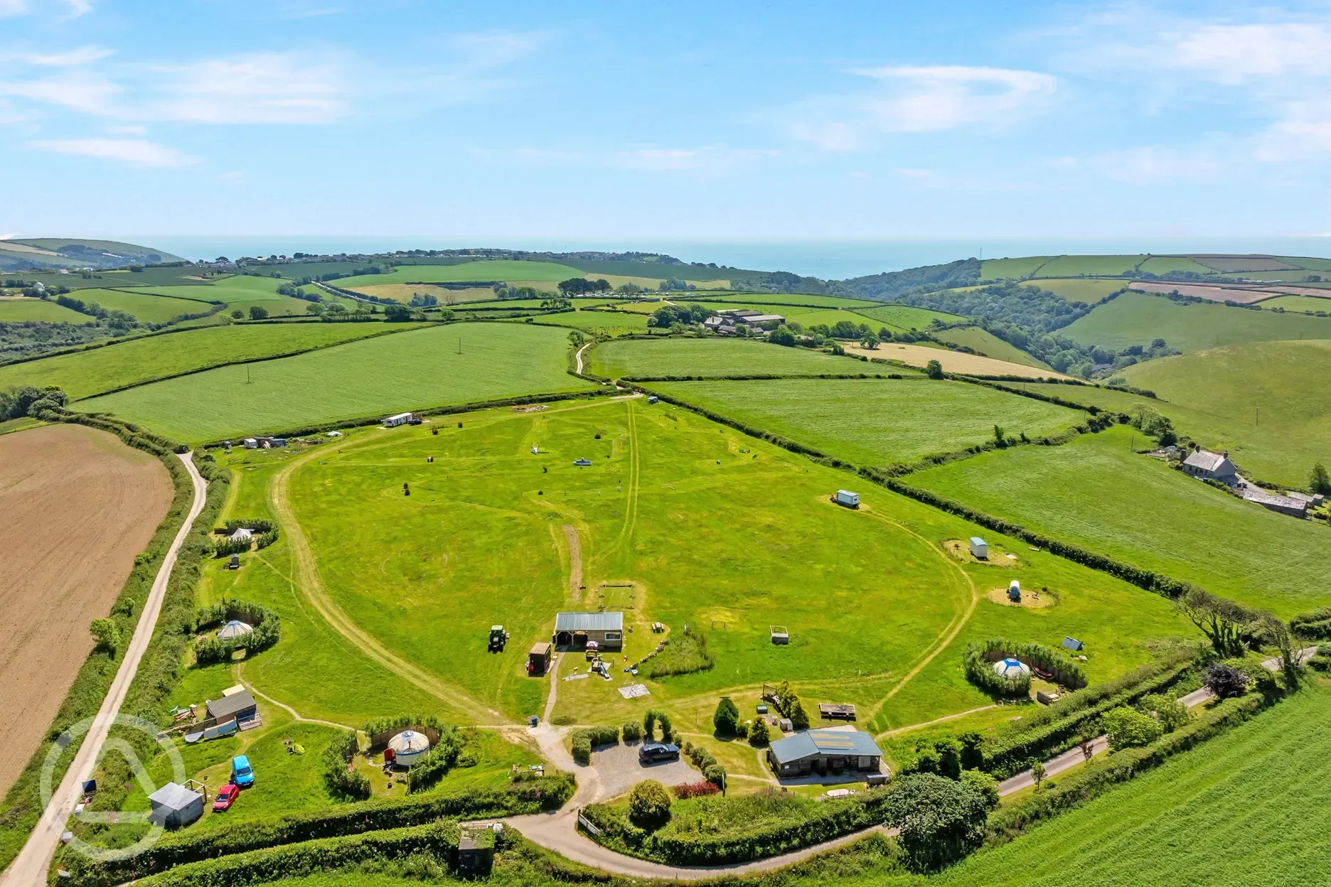 Aerial of the site