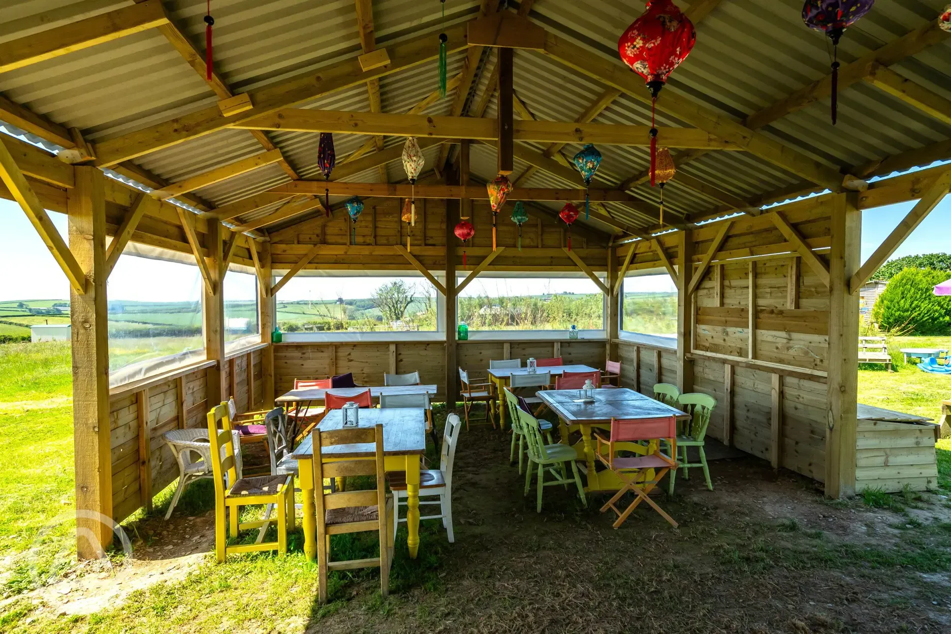 Communal dining area