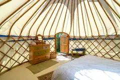 Barn Owl yurt interior