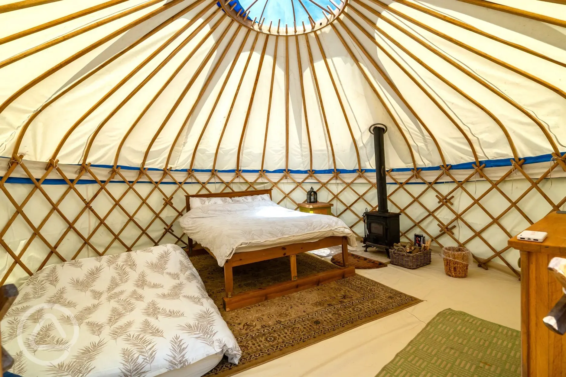 Barn Owl yurt interior