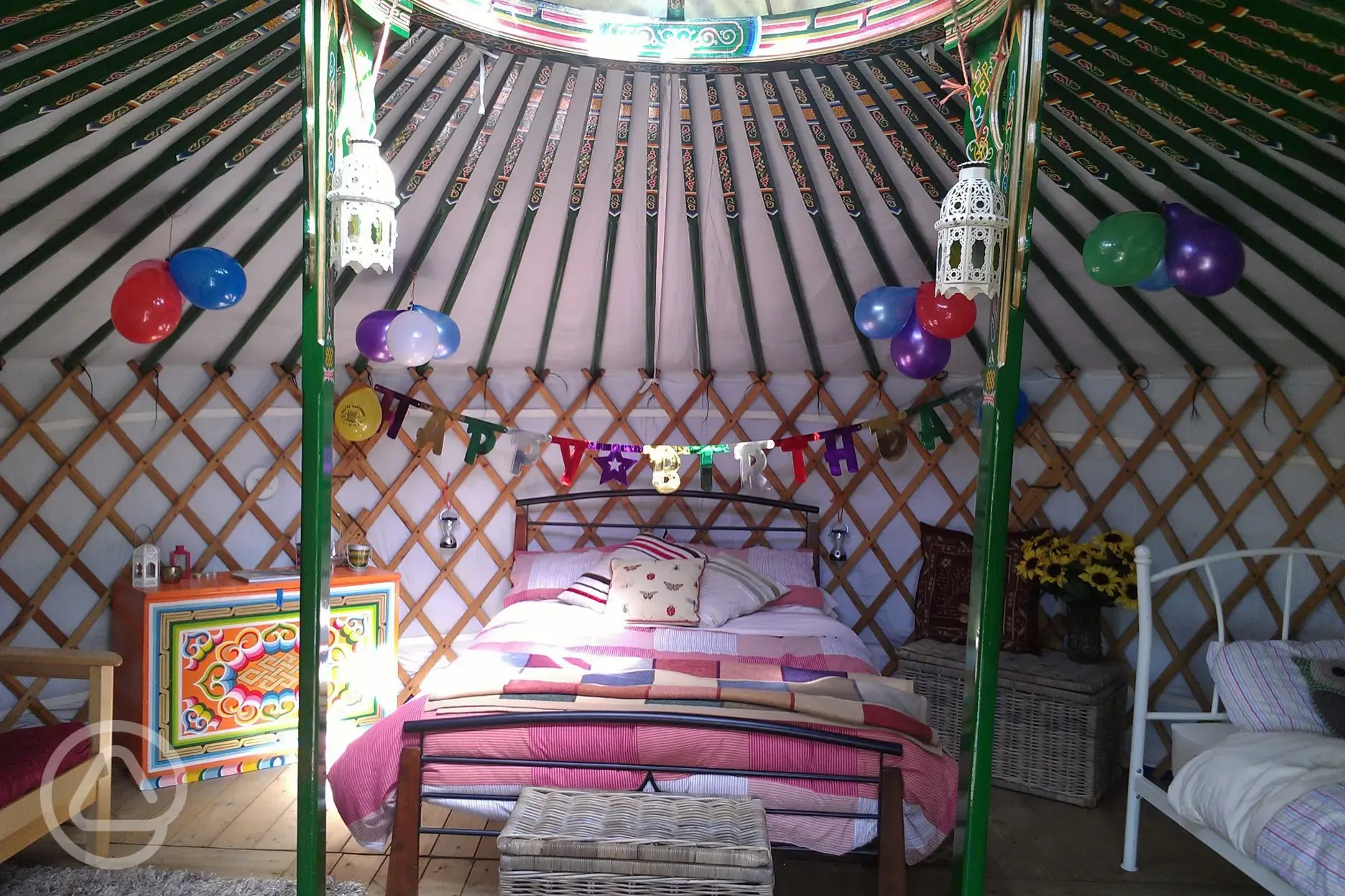 The yurt at Westland Farm