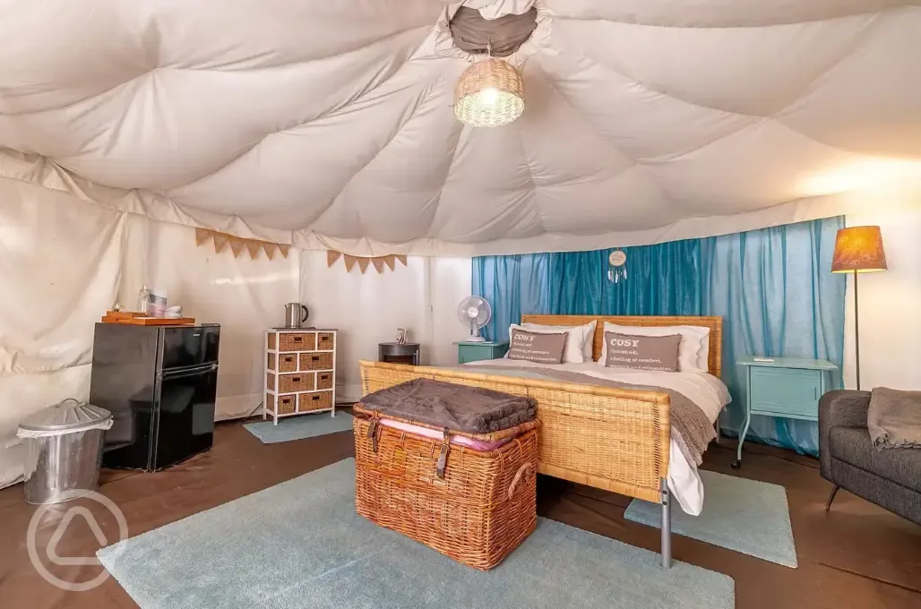 Yurt interior