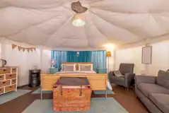 Yurt interior