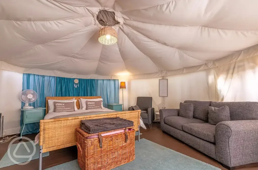 Yurt interior