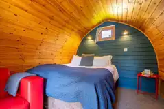 Double camping pod interior (No dogs)