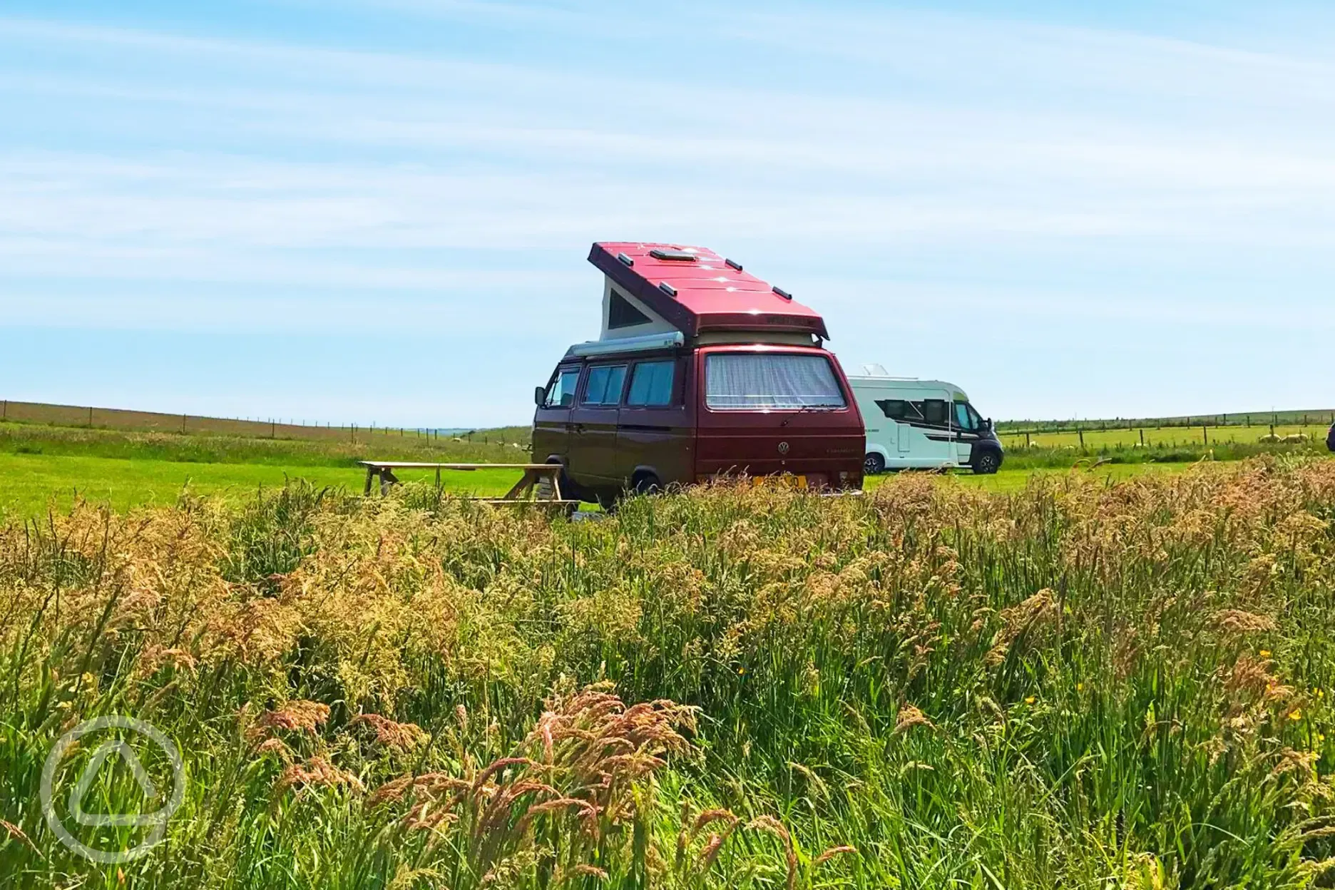 Electric grass pitches with 16 amp hook ups