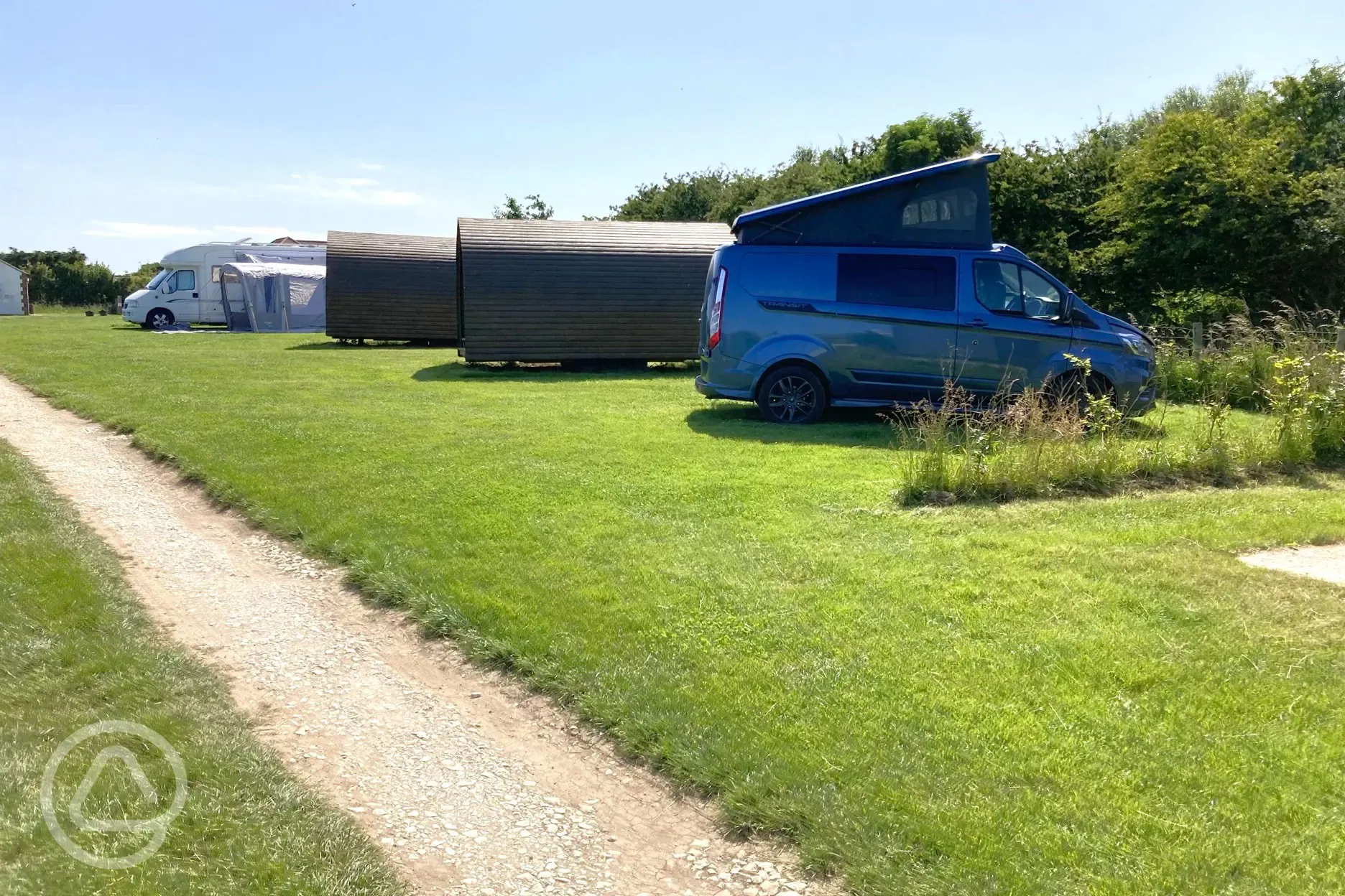 Electric grass pitches with 16 amp hook ups