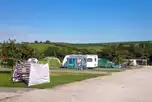 Hardstanding pitches with countryside views