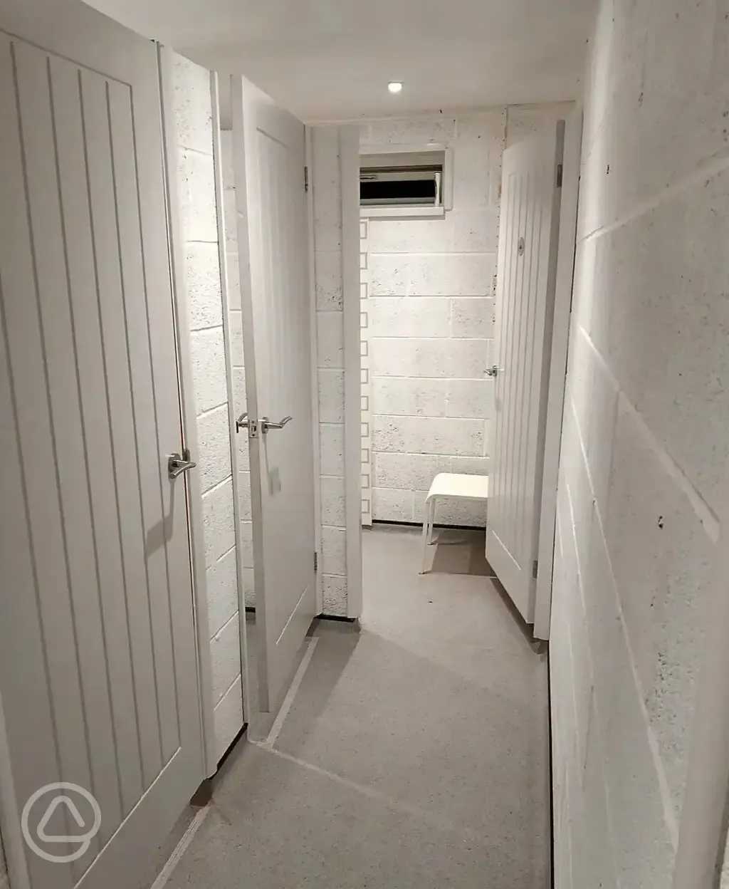 Toilet and shower block 