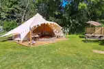 Bell tent exterior