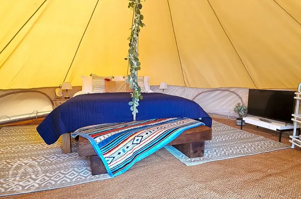 Bell tent double bed
