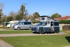 Electric hardstanding touring pitches at The Yew Tree Inn