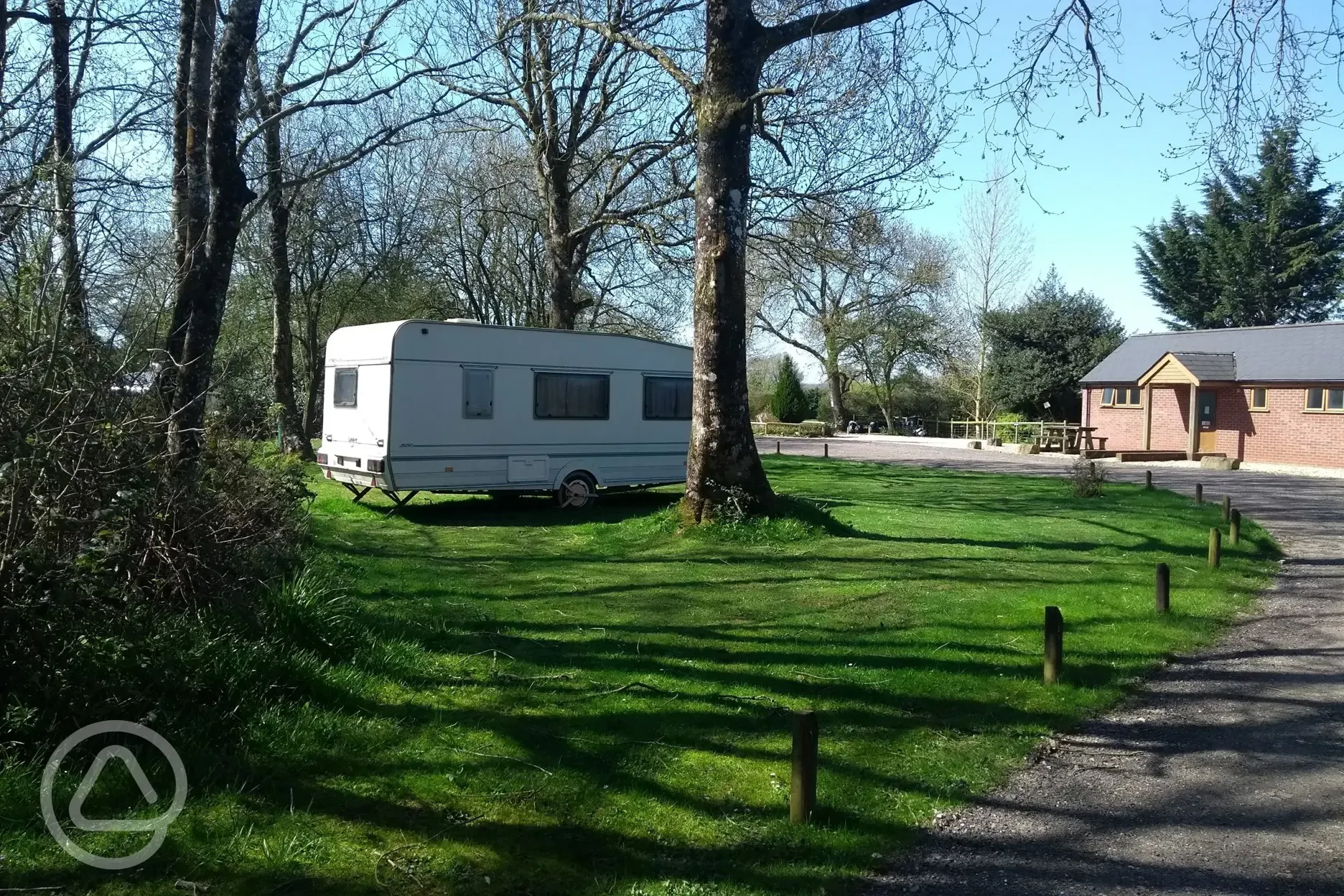 Caravan at Bushes Farm Caravan Park