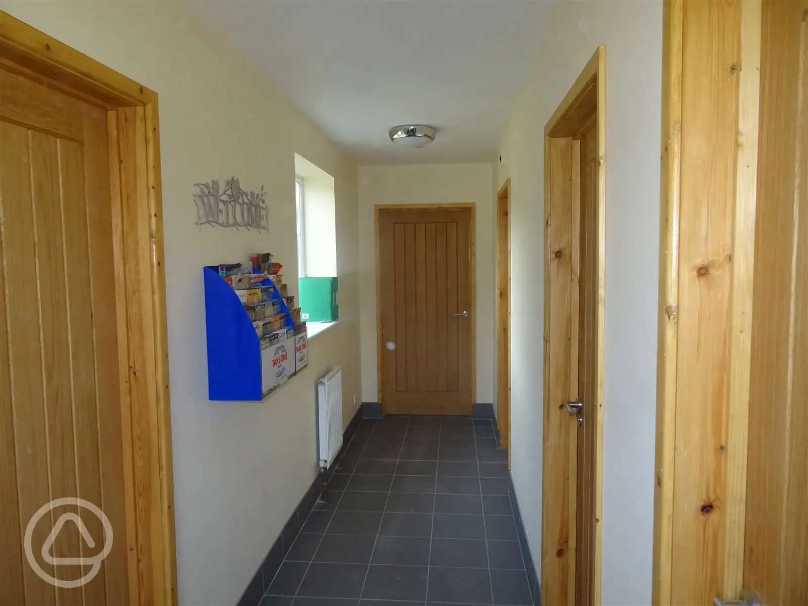 Entrance Hall to Showers and Toilets