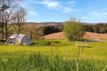 Medium non electric grass tent pitches