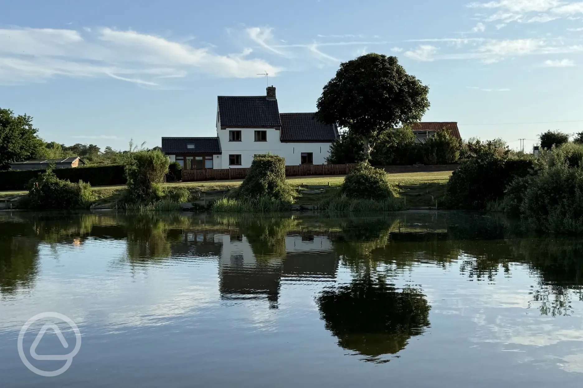 Onsite fishing lake