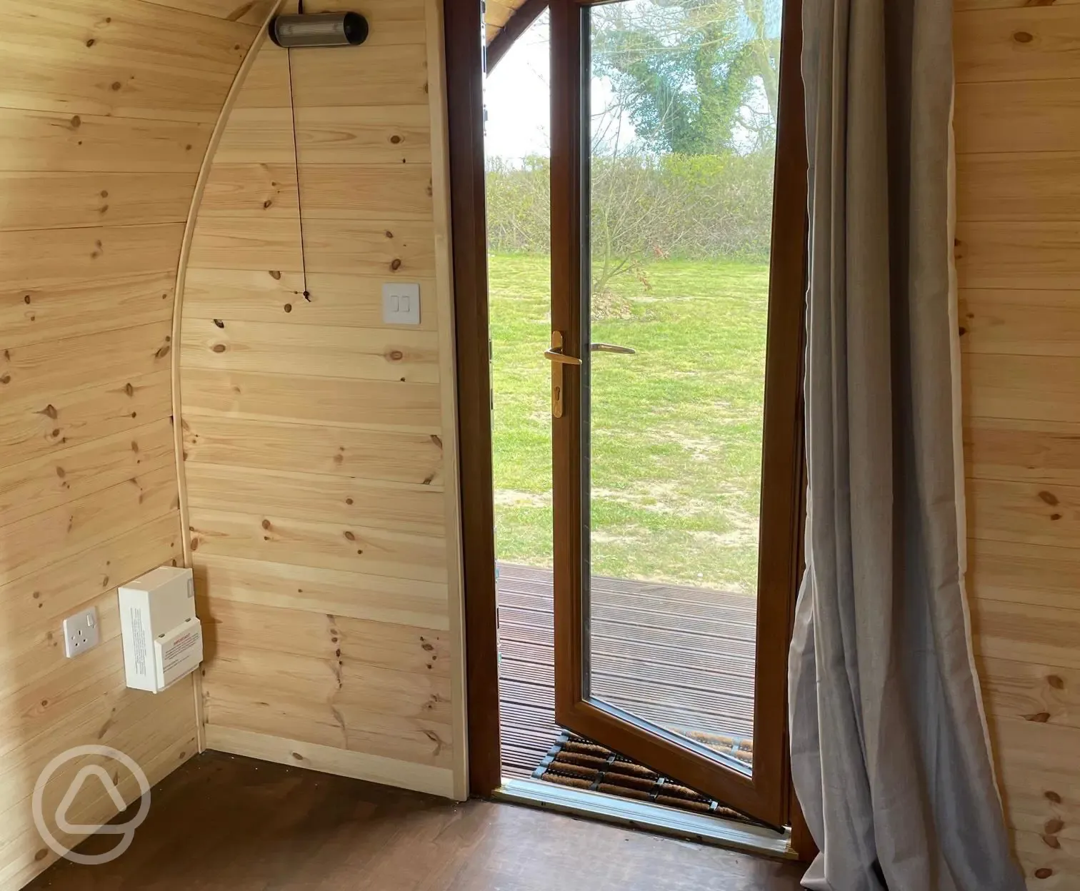 Camping pod unfurnished interior Camping pod unfurnished interior