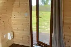 Camping pod unfurnished interior