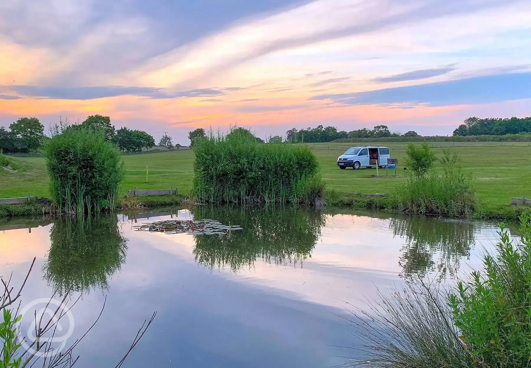 Onsite fishing lake