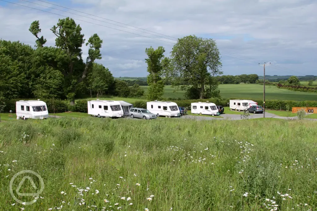 Greetham Retreat CL in summer with wildflower meadow