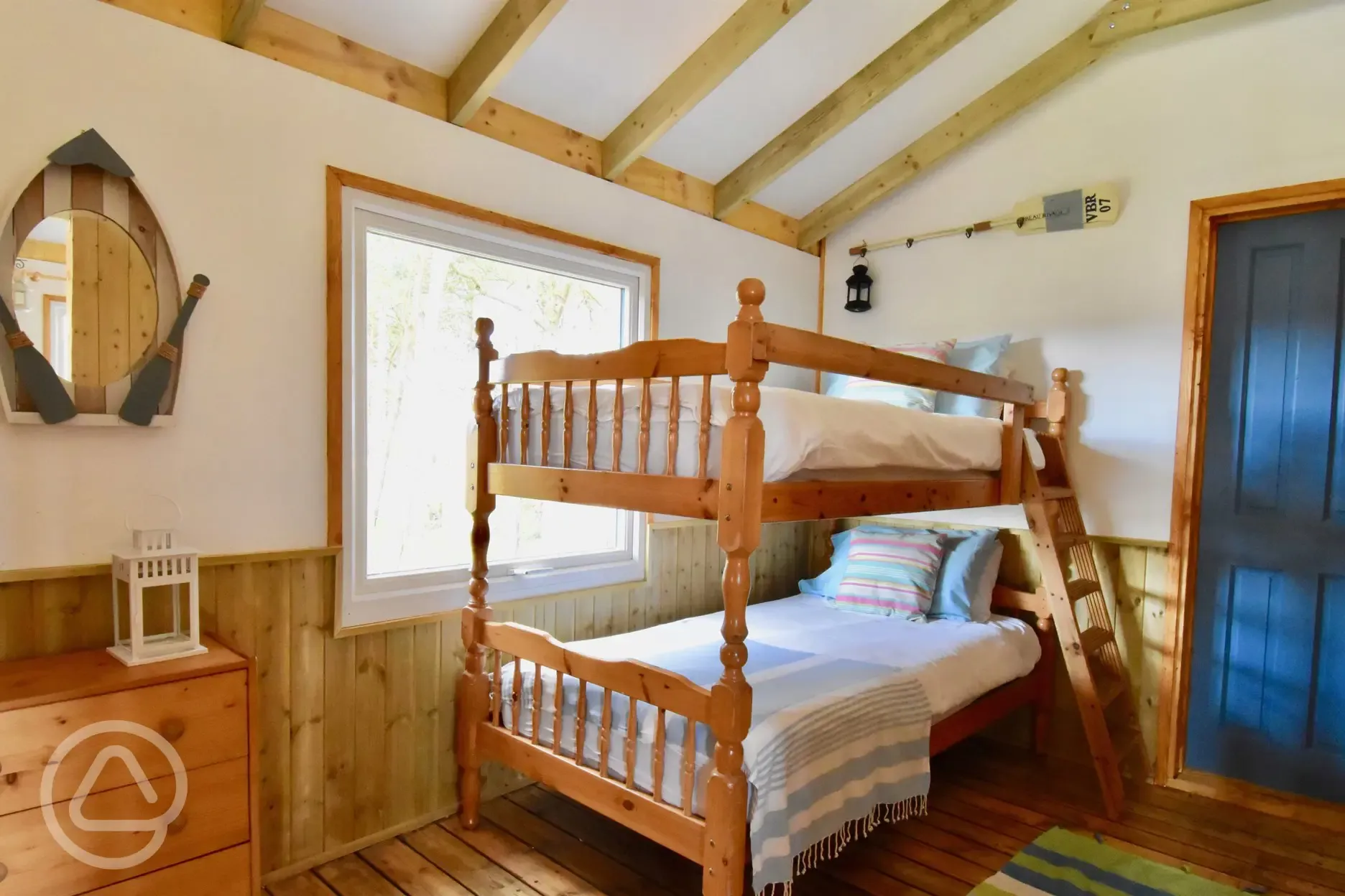 Bunk beds in Beach Cabins