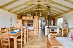 Beach Cabin interior