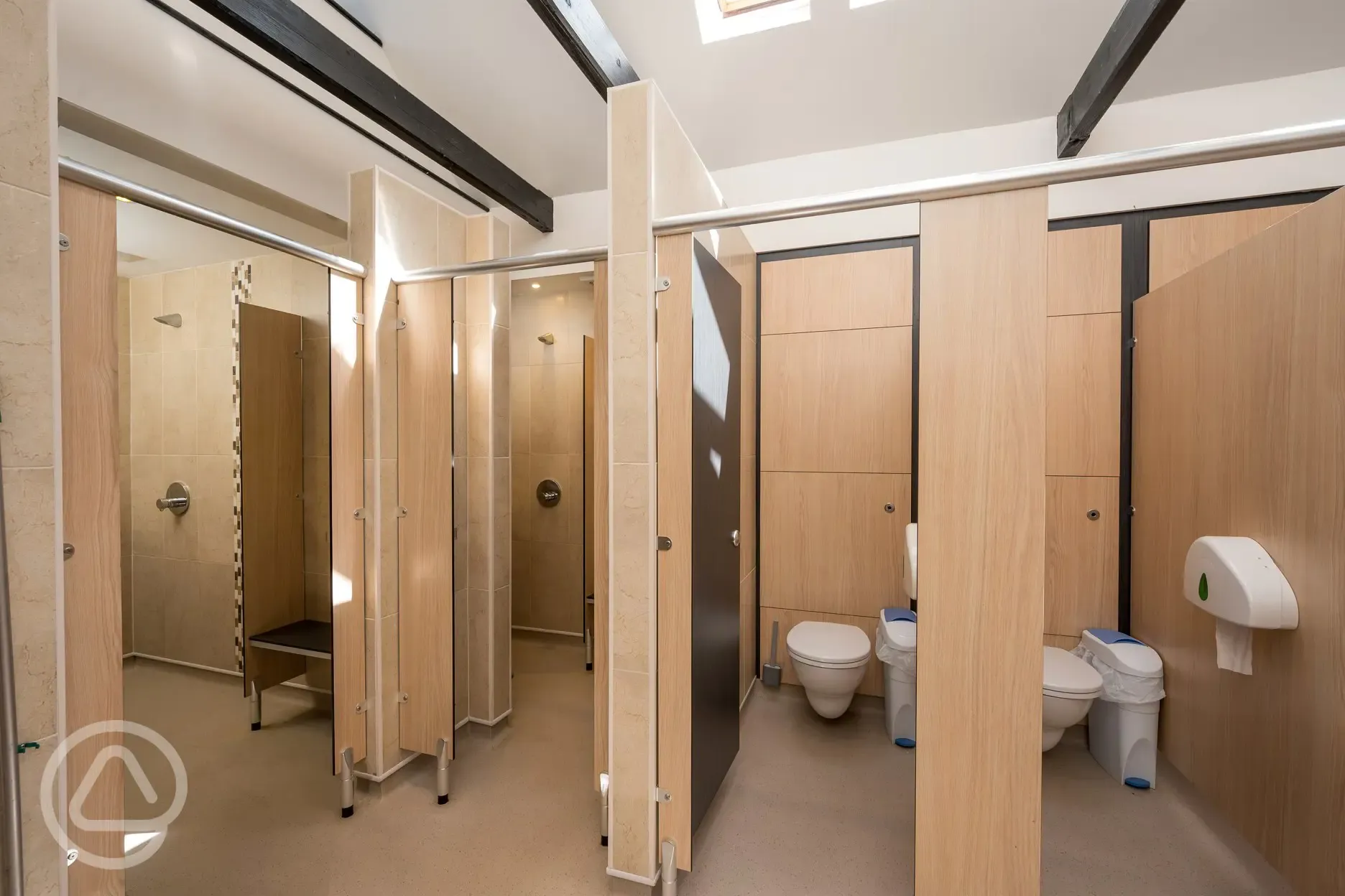 Female toilets and showers