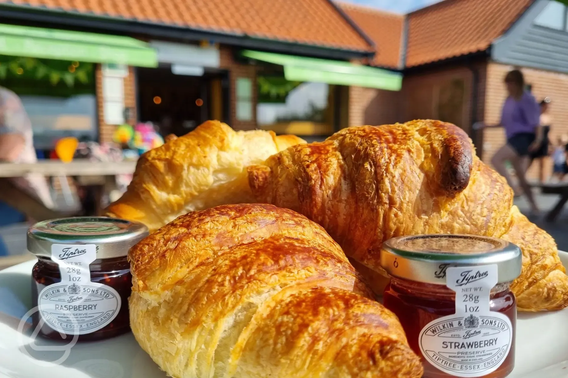 Pastries served at the café Pastries served at the café