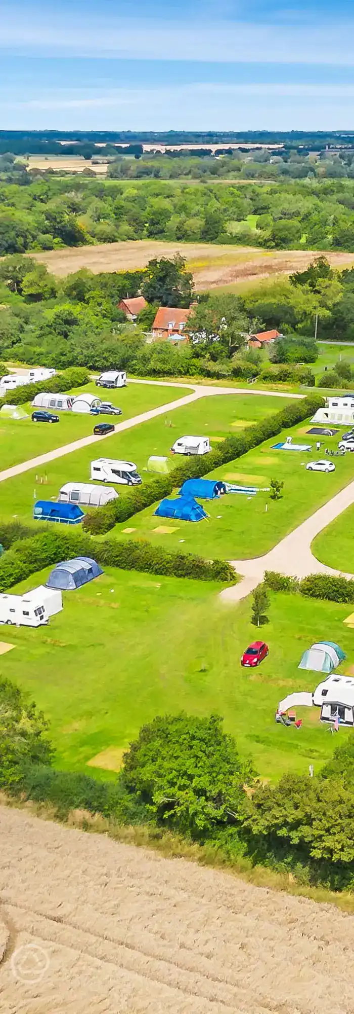 Haw Wood Farm Caravans and Camping in Saxmundham, Suffolk - book online now