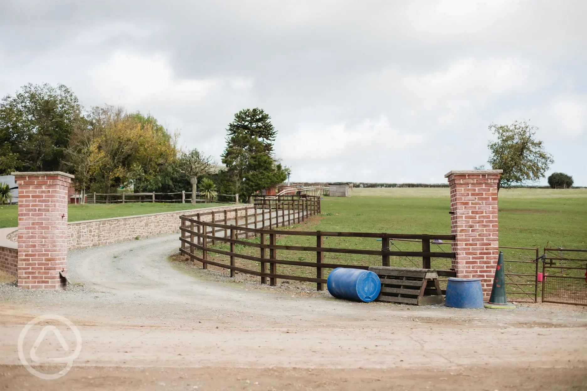 Entrance to the site