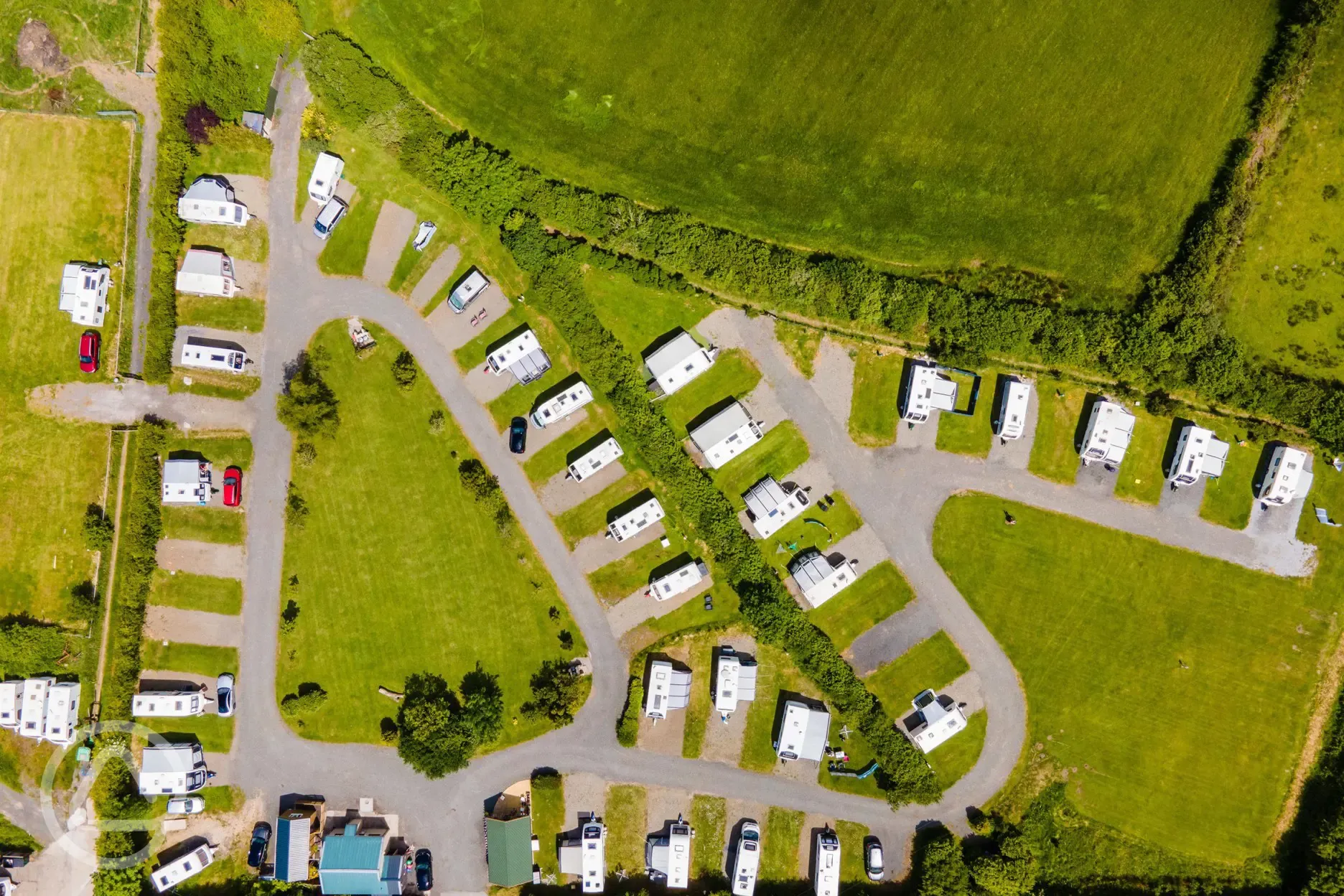 Hungerford Farm Touring Caravan and Motorhome Park aerial