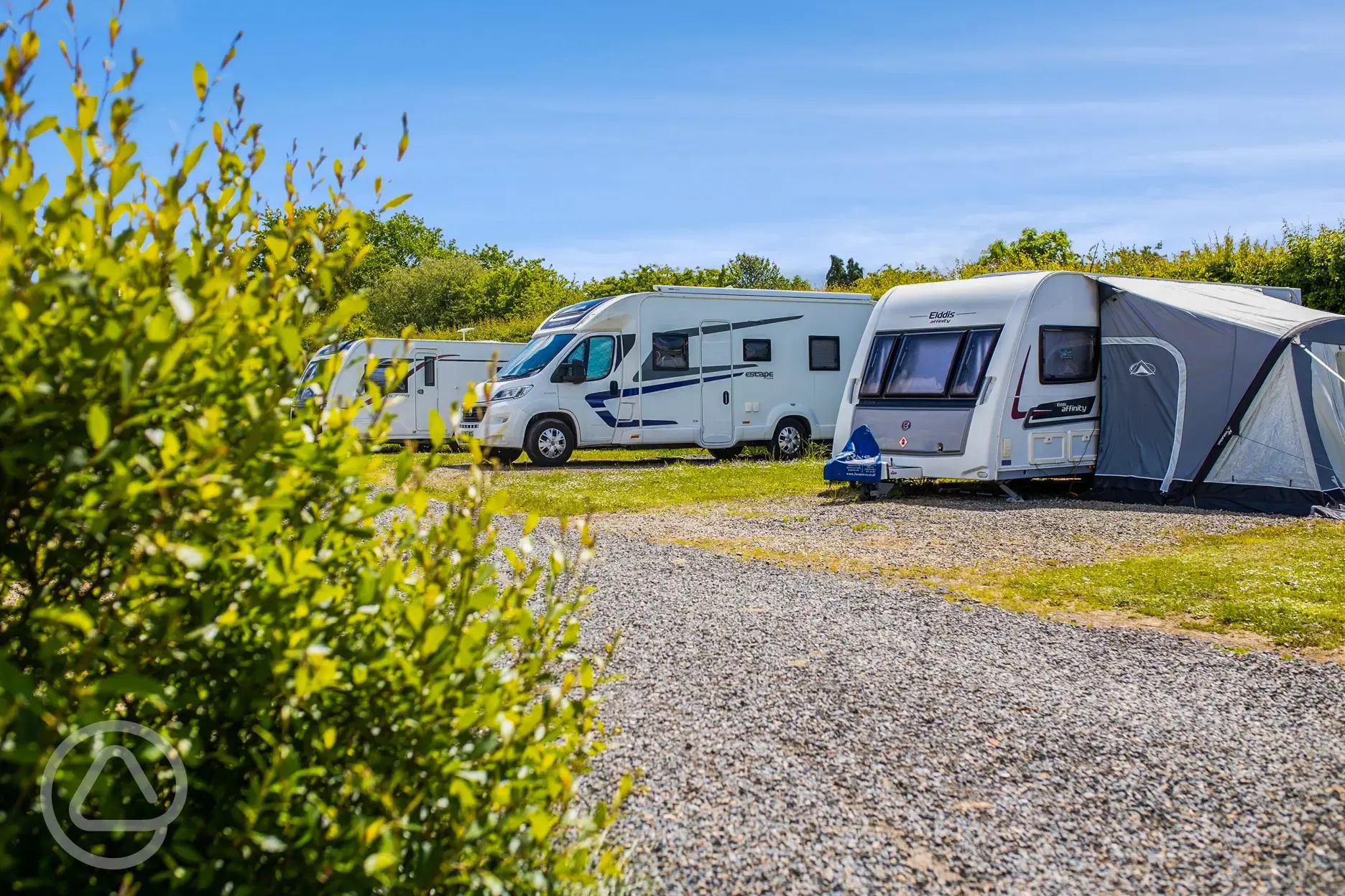 Electric hardstanding pitches