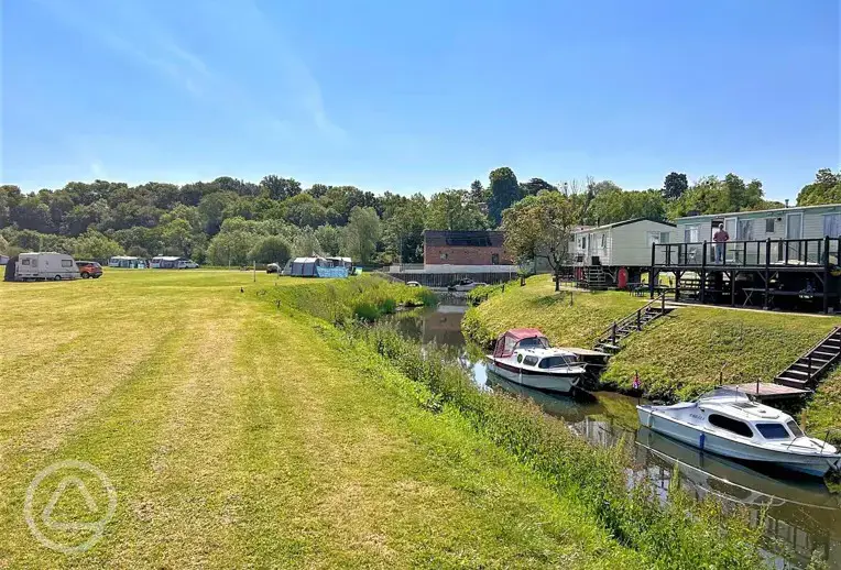 Riverside grass pitches