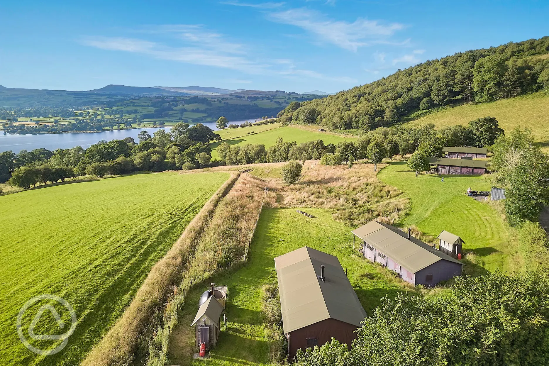 Aerial of the site