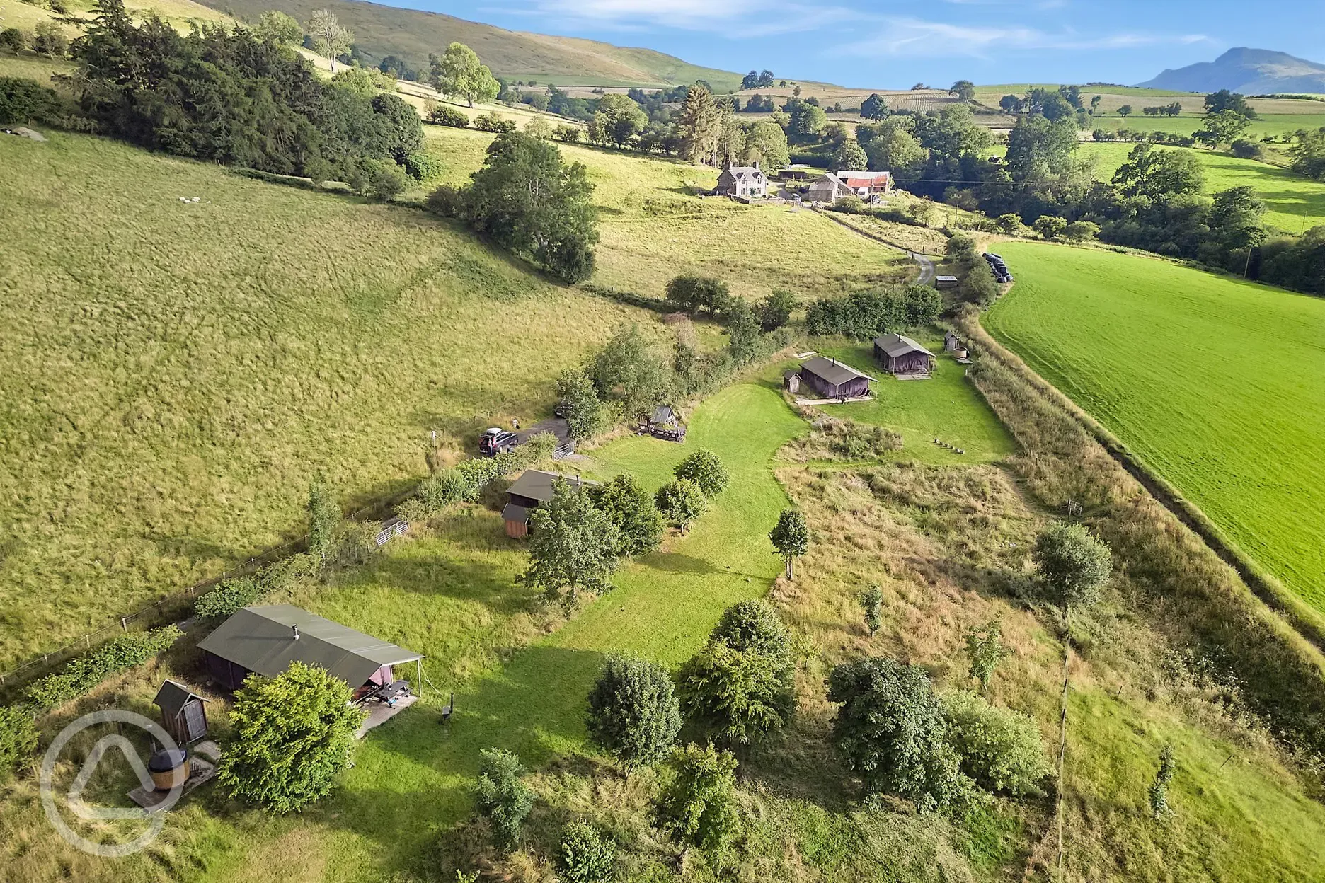 Aerial of the site