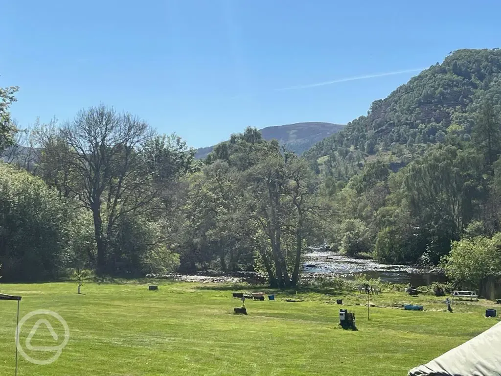 View from Mongolian Yurt