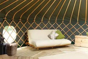 Inside our Yurts