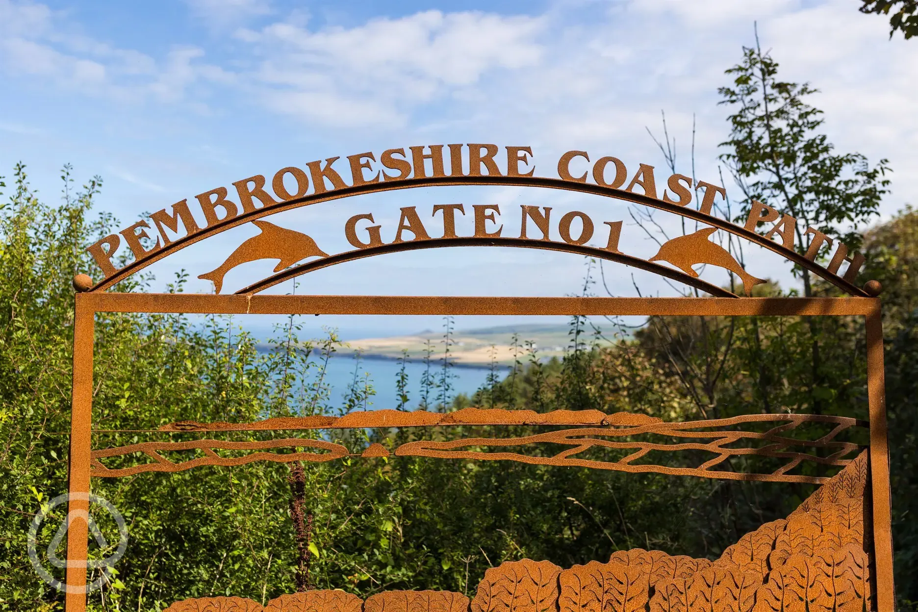 Coastal walks leading from the site