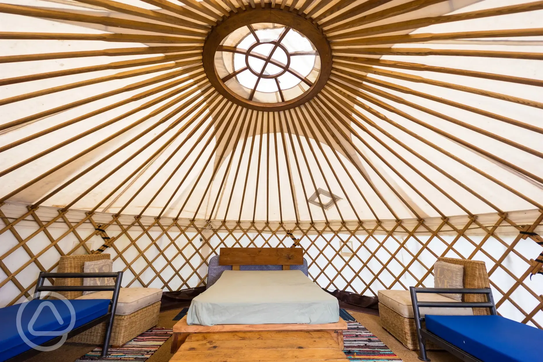 Yurt interior