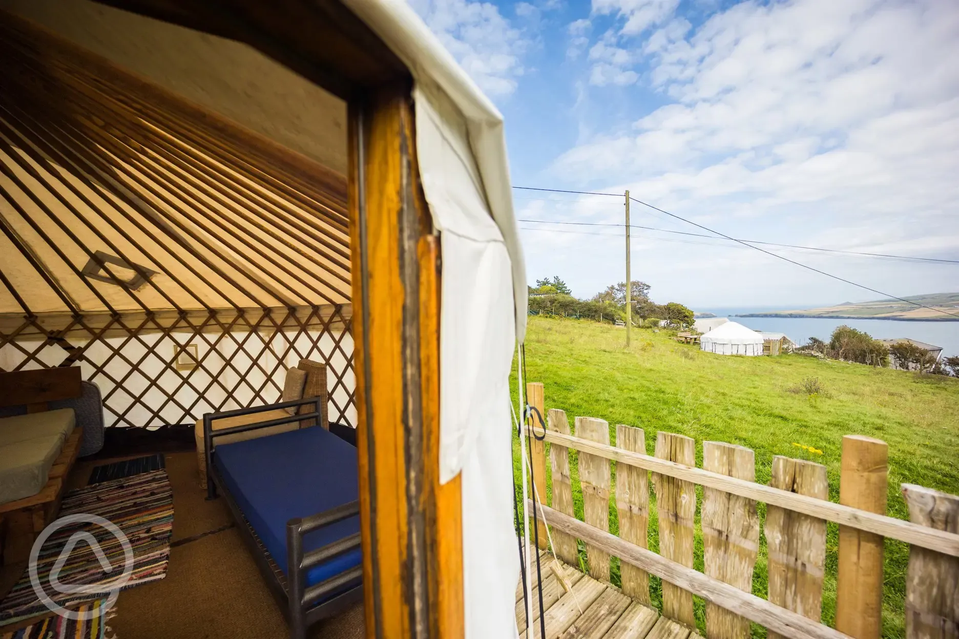 Yurt interior