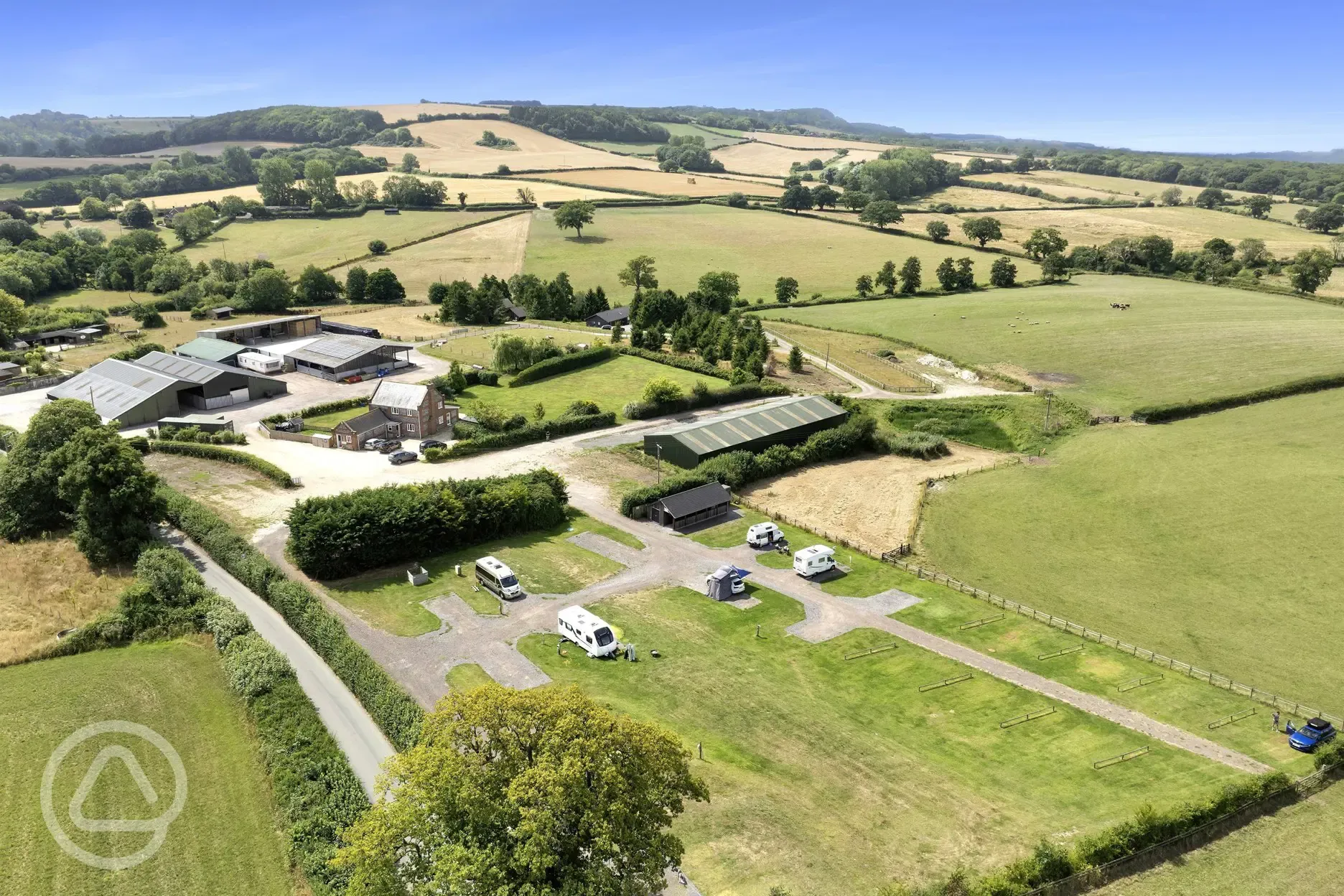 Aerial of the site