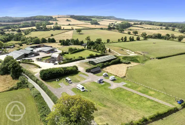 Aerial of the site