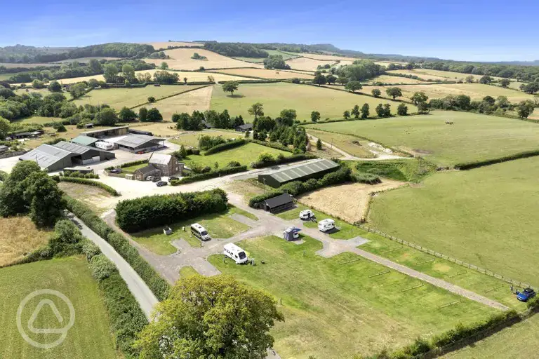 Aerial of the site
