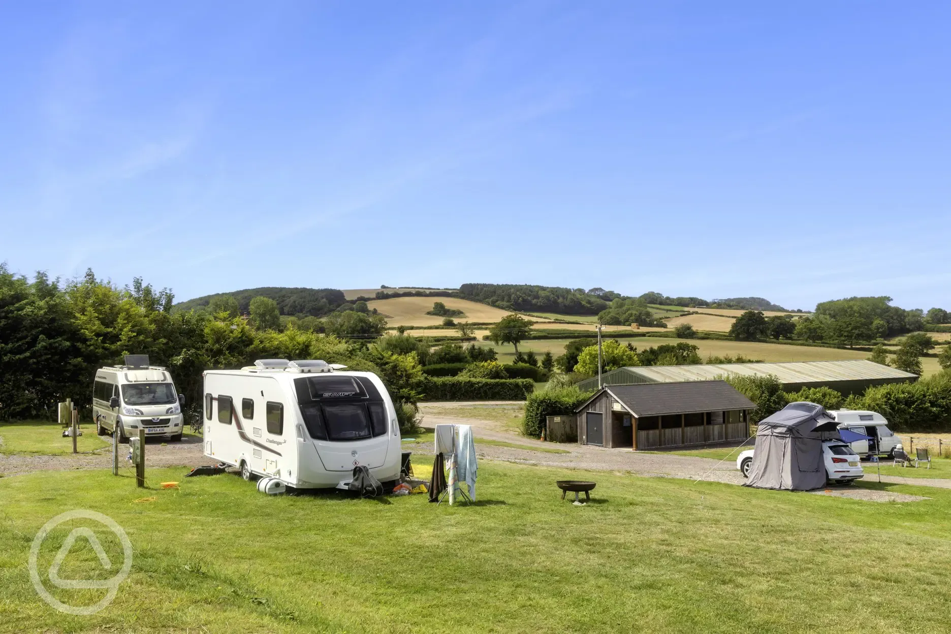 Electric hardstanding pitches
