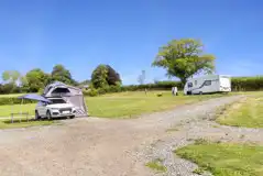 Electric hardstanding pitches with 16 amp hook ups