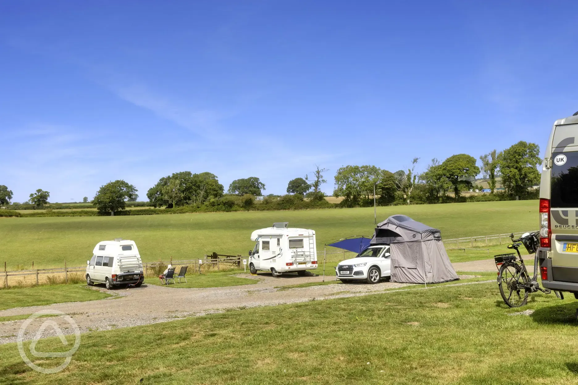 Electric hardstanding pitches
