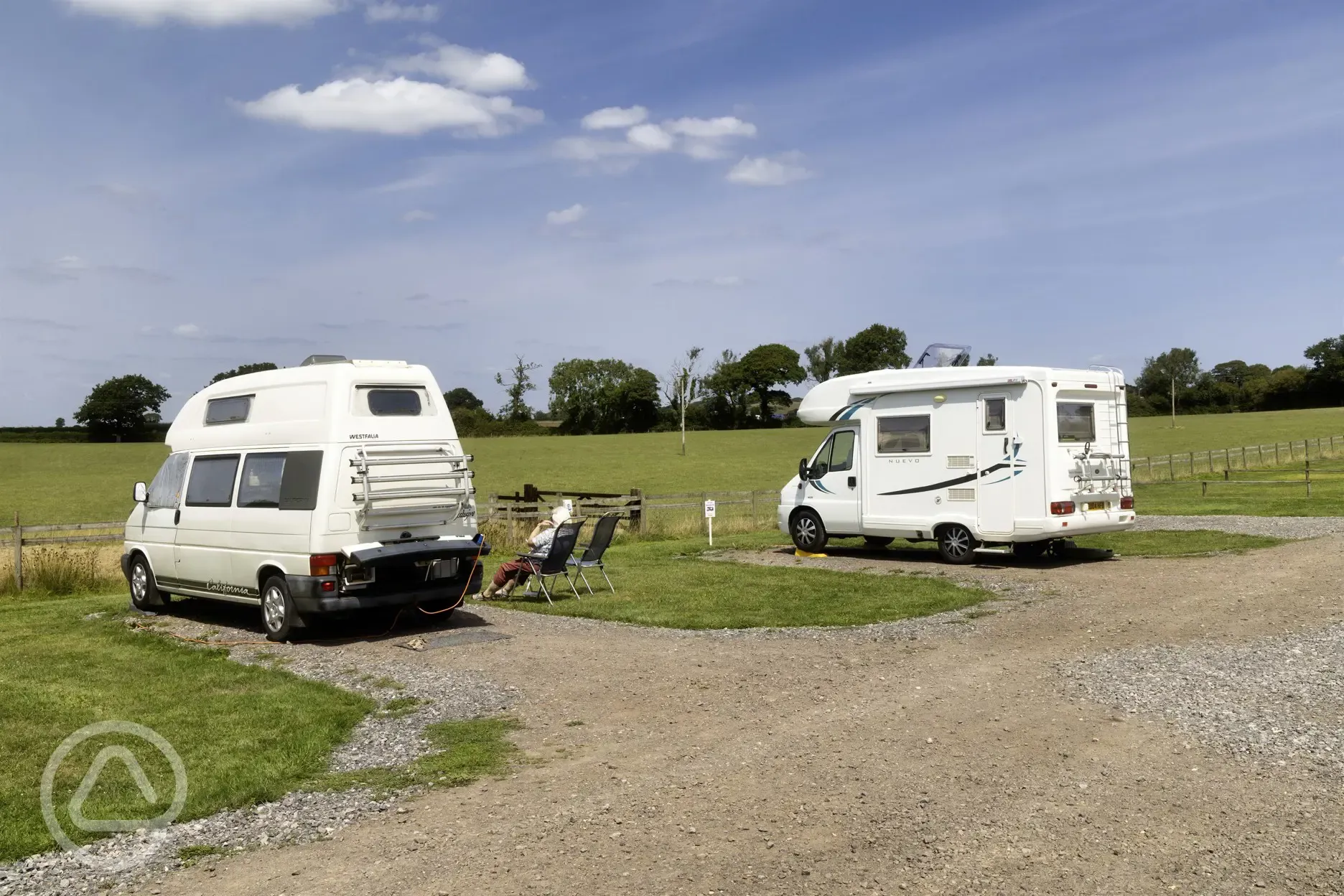 Electric hardstanding pitches